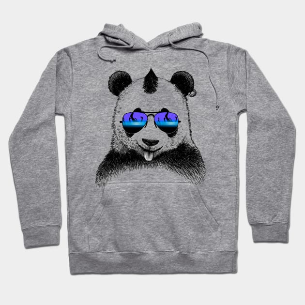 DJ Punk Panda Hoodie by albertocubatas